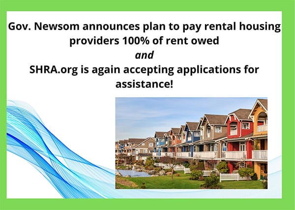 Gov. Newsom announces plan to pay rental housing providers 100% of rent owed